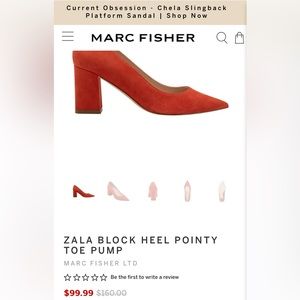 Marc Fisher red heel